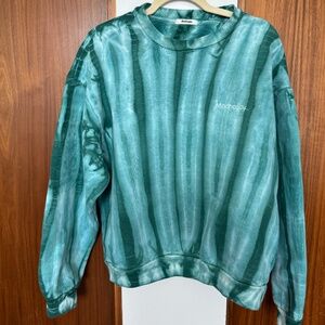 Madhappy green/blue tie dye sweater. Excellent condition, like new. Size medium